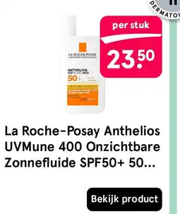 Etos La Roche-Posay Anthelios UVMune 400 Onzichtbare Zonnefluide SPF50+ aanbieding