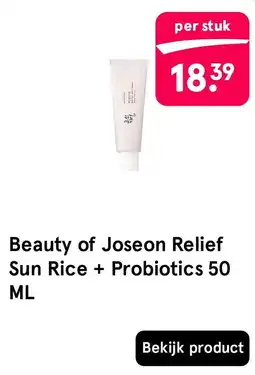 Etos Beauty of Joseon Relief Sun Rice + Probiotics aanbieding
