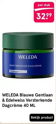 Etos weleda blauwe gentiaan & edelweiss versterkende dagcrème 40 ml aanbieding