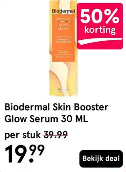 Etos Biodermal Skin Booster Glow Serum aanbieding
