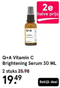 Etos Q+A Vitamin C Brightening Serum aanbieding
