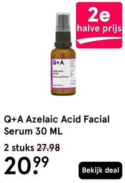 Etos Q+A Azelaic Acid Facial Serum aanbieding