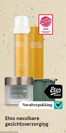 Etos Etos navulbare gezichtsverzorging aanbieding
