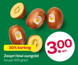 Spar Zespri kiwi sungold aanbieding