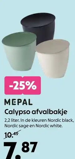 AllesZ Mepal Calypso afvalbakje aanbieding