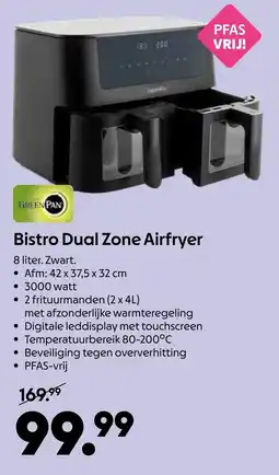 AllesZ GreenPan Bistro Dual Zone Airfryer aanbieding