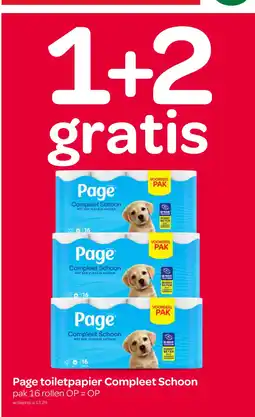 Spar Page toiletpapier compleet schoon aanbieding