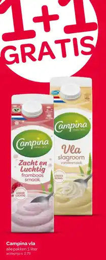 Spar Campina vla aanbieding