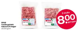 Spar Spar rundergehakt naturel of mager aanbieding