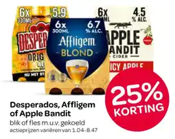 Spar Desperados, Affligem of Apple Bandit aanbieding