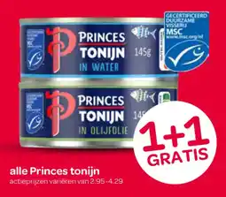 Spar alle Princes tonijn aanbieding