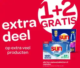 Spar Alle sun vaatwastabletten of capsules aanbieding