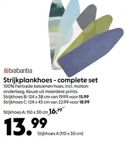 AllesZ brabantia strijkplankhoes - complete set aanbieding