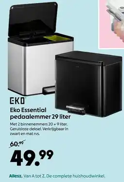AllesZ Eko Eko Essential pedaalemmer 29 liter aanbieding