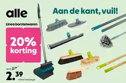 AllesZ Linea borstelwaren aanbieding