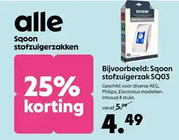 AllesZ Sqoon stofzuigerzakken aanbieding