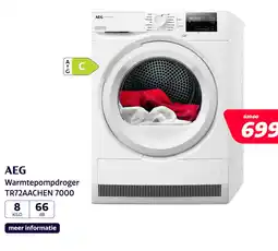 Electroworld Aeg warmtepompdoerger tr72aachen 7000 aanbieding