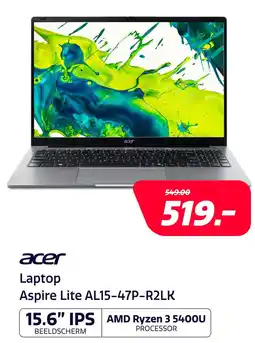 Electroworld acer Laptop Aspire Lite AL15-47P-R2LK aanbieding