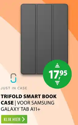 Expert Trifold smart book case voor samsung galaxy tab a11+ aanbieding