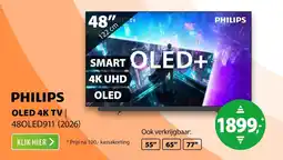 Expert Philips OLED 4K TV | 48OLED911 (2026) aanbieding