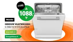 Expert Miele INBOUW VAATWASSER G 5663 SCVI EXCELLENCE aanbieding