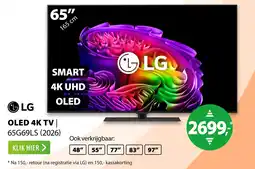 Expert LG OLED 4K TV | 65G69LS (2026) aanbieding