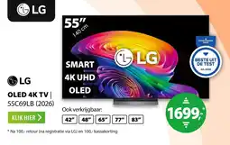 Expert LG OLED 4K TV | 55C69LB (2026) aanbieding