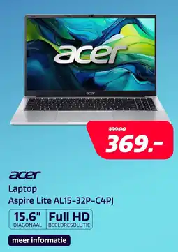 Electroworld acer Laptop Aspire Lite AL15-32P-C4PJ aanbieding