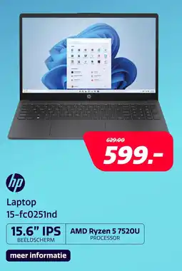 Electroworld hp Laptop 15-fc0251nd aanbieding