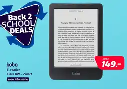 Electroworld kobo Clara BW - Zwart aanbieding