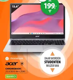 Expert acer chromebook 315 (cb315-4h-c3sw) aanbieding