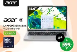 Expert acer laptop | aspire lite (al15-54p-5475) aanbieding