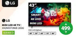 Expert LG MINI LED 4K TV | 43QNED72B6B (2026) aanbieding