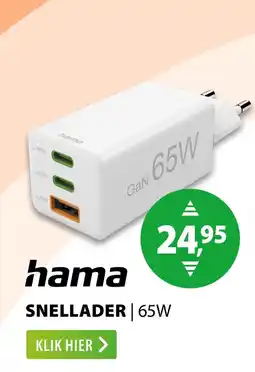 Expert hama snellader | 65w aanbieding