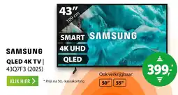 Expert Samsung QLED 4K TV | 43Q7F3 (2025) aanbieding
