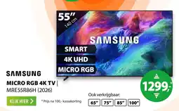 Expert Samsung micro rgb 4k tv | mre55r86h (2026) aanbieding