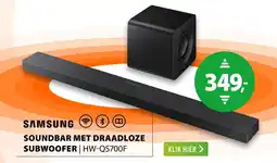Expert Samsung soundbar met draadloze subwoofer | HW-QS700F aanbieding