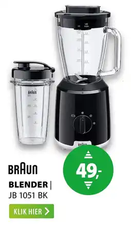 Expert Braun blender jb 1051 bk aanbieding