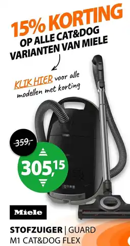 Expert Miele stofzuiger | guard m1 cat&dog flex aanbieding