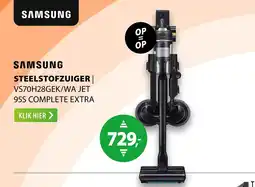 Expert Samsung steelstofzuiger vs70h28gek/wa jet 95s complete extra aanbieding