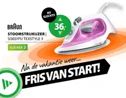 Expert Braun stoomstrijkijzer SI3031PU TexStyle 3 aanbieding