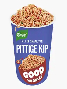 Flink Knorr Good Noodles pittige kip cup aanbieding