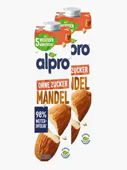 Flink Alpro Amandeldrink Zonder Suikers 1L x2 aanbieding