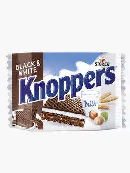 Flink Knoppers Wafel black & white aanbieding