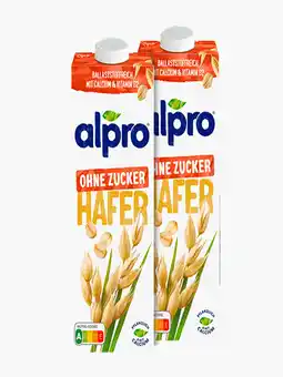 Flink Alpro Haverdrink suikervrij 1L x2 aanbieding