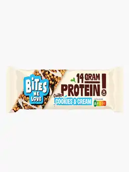 Flink Bites We Love Protein bar cookies cream aanbieding