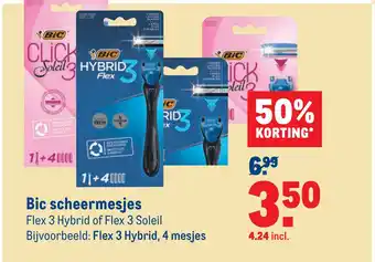 Makro Bic scheermesjes aanbieding