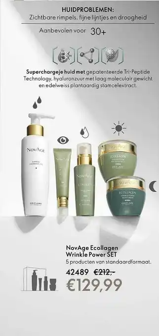 Oriflame NovAge Ecollagen Wrinkle Power Set aanbieding