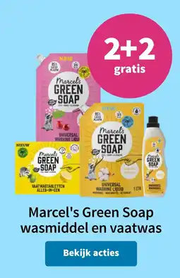 Plein.nl Marcel's Green Soap wasmiddel en vaatwas aanbieding