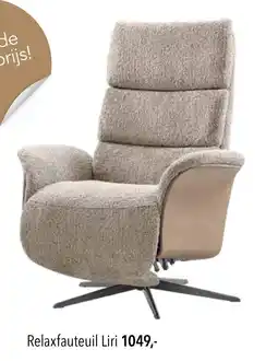 Pronto wonen Relaxfauteuil Liri aanbieding